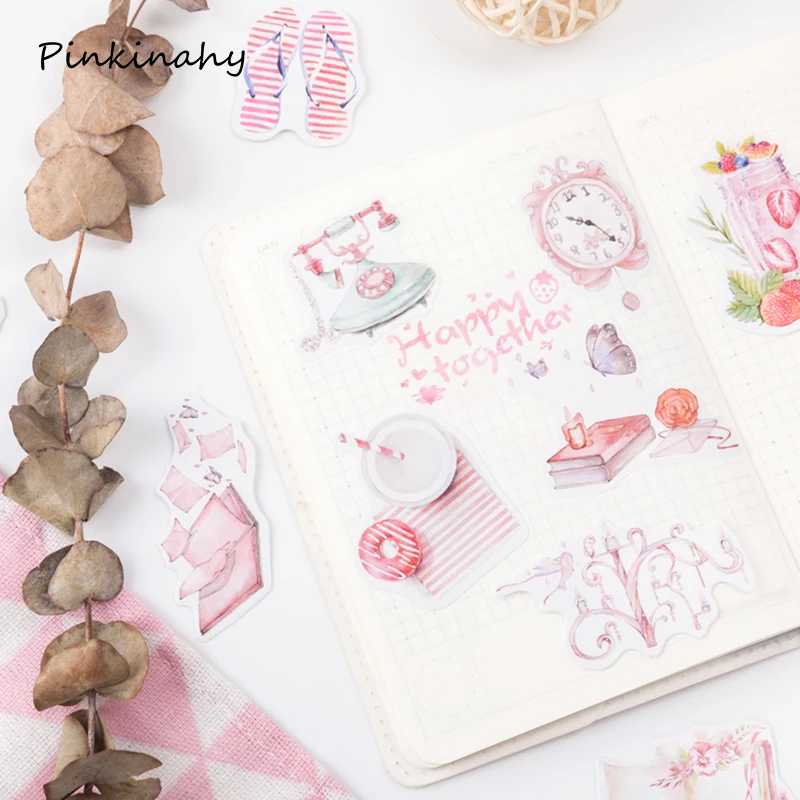 Милые воспоминания Мини бумажные наклейки украшения Diy Дневник Ablum Скрапбукинг