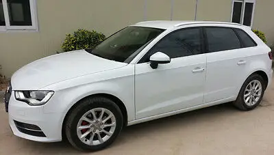 Декоративные боковые рейки на крышу для Audi A3 8V Hatchback 2013 2018 2 шт.|Хромирование| |