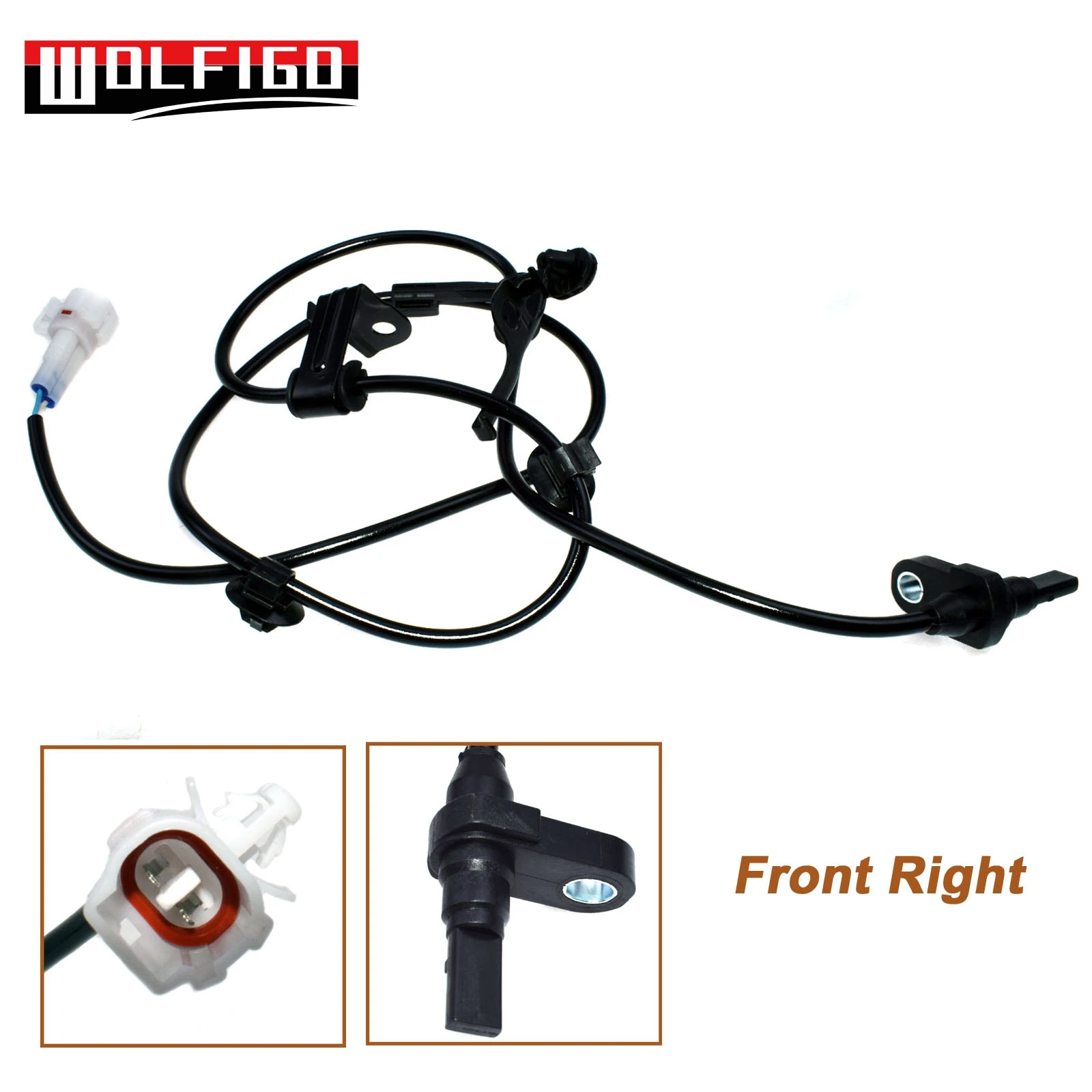 Front Right WOLFIGO передний задний левый правый ABS Датчик скорости колеса для 06-08 Toyota Yaris ALS1388, ALS1769, ALS1765, 89544-52040,89544-52070 - Цвет: Front Right