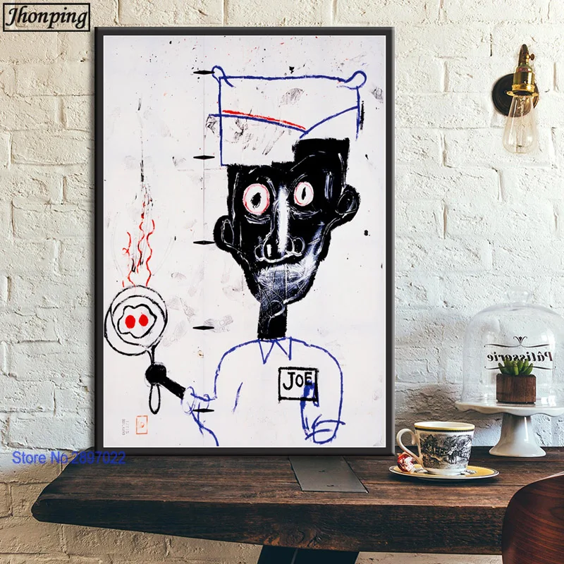 Арт плакат Jean Michel Плакаты и печать Картина Настенная живопись на холсте Wall Art