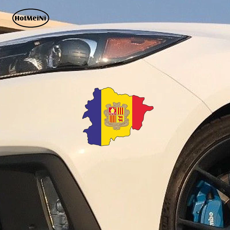 HotMeiNi автомобильный Стайлинг стикер для автомобиля флаг Андорры карта страны