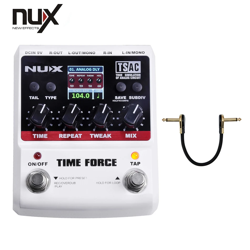 Педаль с эффектами NUX коробки отверстиями серия Force многофункциональная цифровая