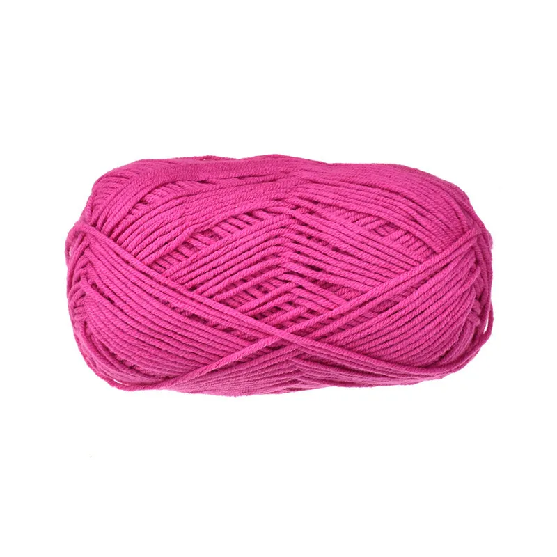 KOKNIT пряжа для ручного вязания детская молочная хлопчатобумажная пряжа волокна бархатная пряжа ручное вязание крючком из шерсти пряжа для свитера DIY - Цвет: C19