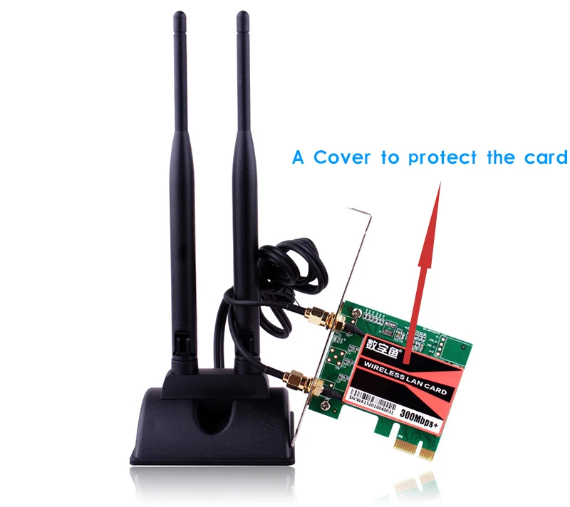 ACS Wi-Fi Телевизионные антенны Беспроводной Адаптер PCI Express сетевой карты с 2 для