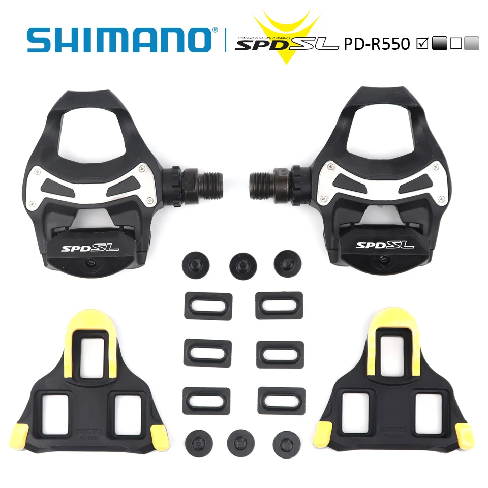 SHIMANO PD R550 шоссейный велосипед педали SPD SL дорожный и SM SH11 плавающий планка для езды