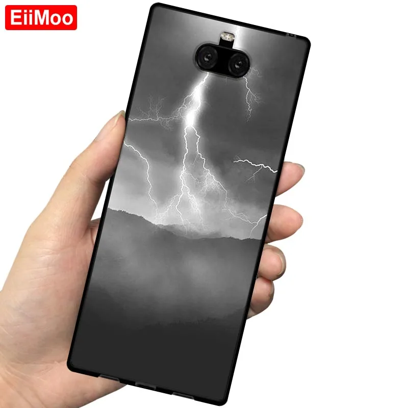 16 EiiMoo силиконовый чехол-накладка для sony Xperia 10 Plus, матовый тонкий мягкий ТПУ чехол-накладка для sony Xperia 10, чехол-накладка - Цвет: 16