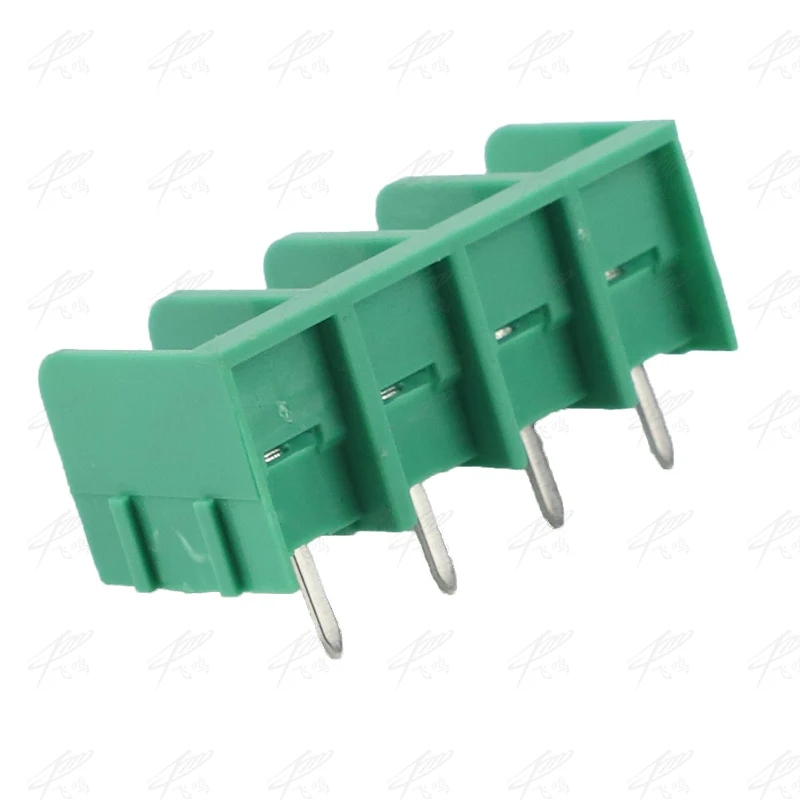 10 шт./лот шаг 9,5 мм прямой контакт 2P 3P 4P барьер винт PCB клеммный блок провода соединительные блоки HB-9500 зеленый