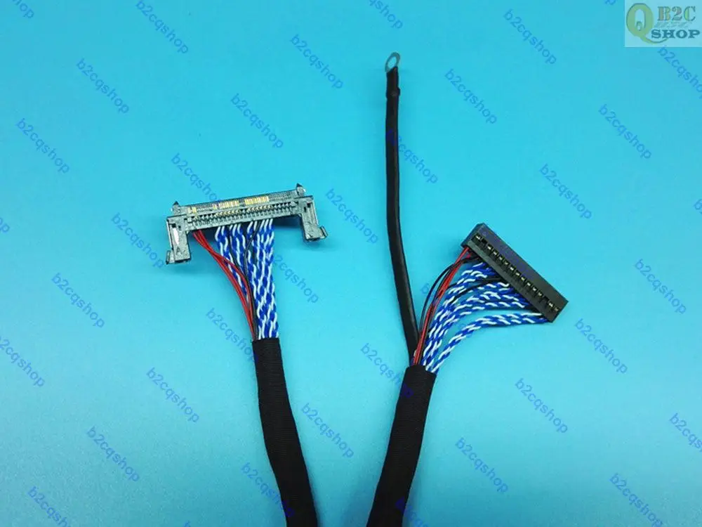 LG 51P 51pin 2ch 8 битный ЖК кабель LVDS длинный 55 см провод DuPont 2X15P наша плата