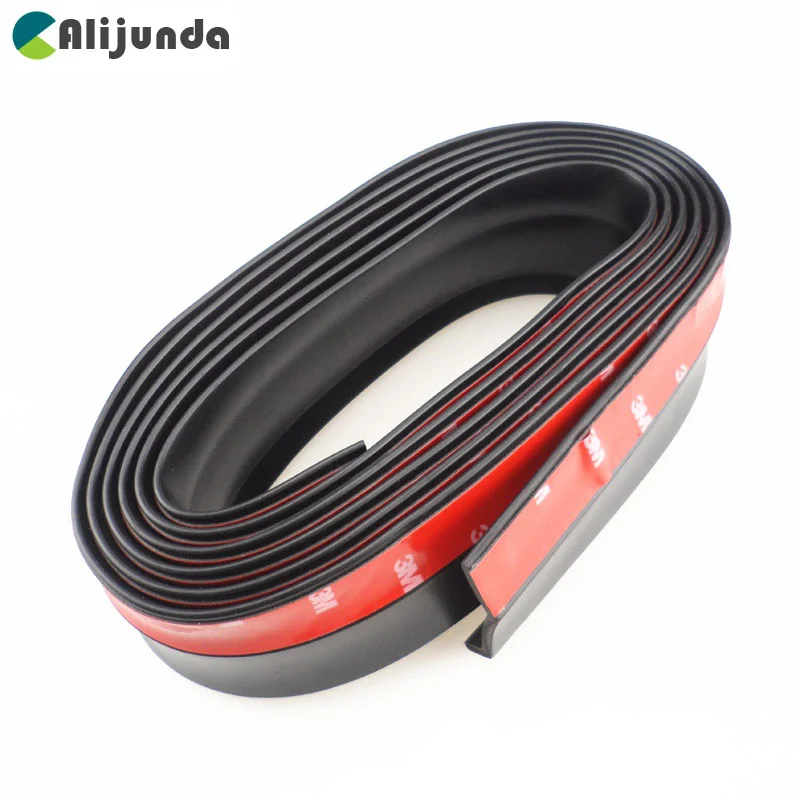 

Универсальная резиновая защитная накладка для автомобильного переднего и бокового бампера, кузовная накладка, борт, 2,5 м