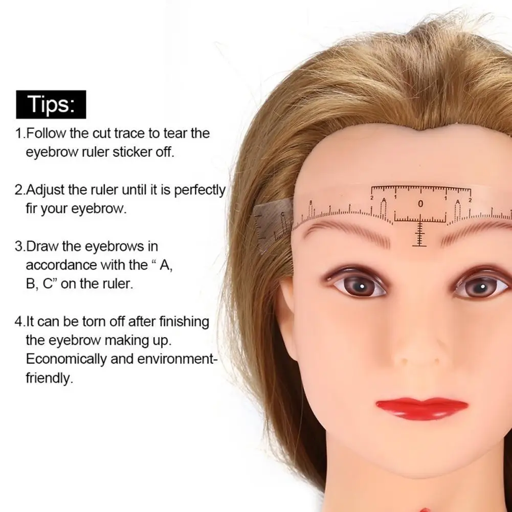 20 шт. линейка для бровей стикер косметический инструмент инструменты