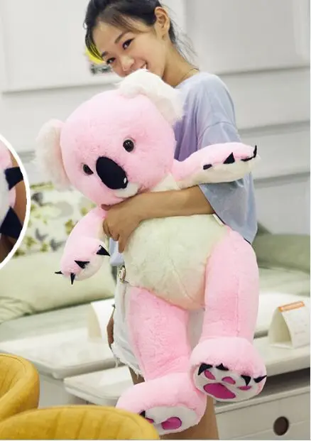 

about 70cm cartoon koala plush toy lovely pink koala soft doll throw pillow Christmas gift s2728