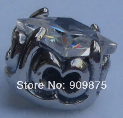 

men jewelry cool men/boy's clear cz 316L stainless steel earring stud punk