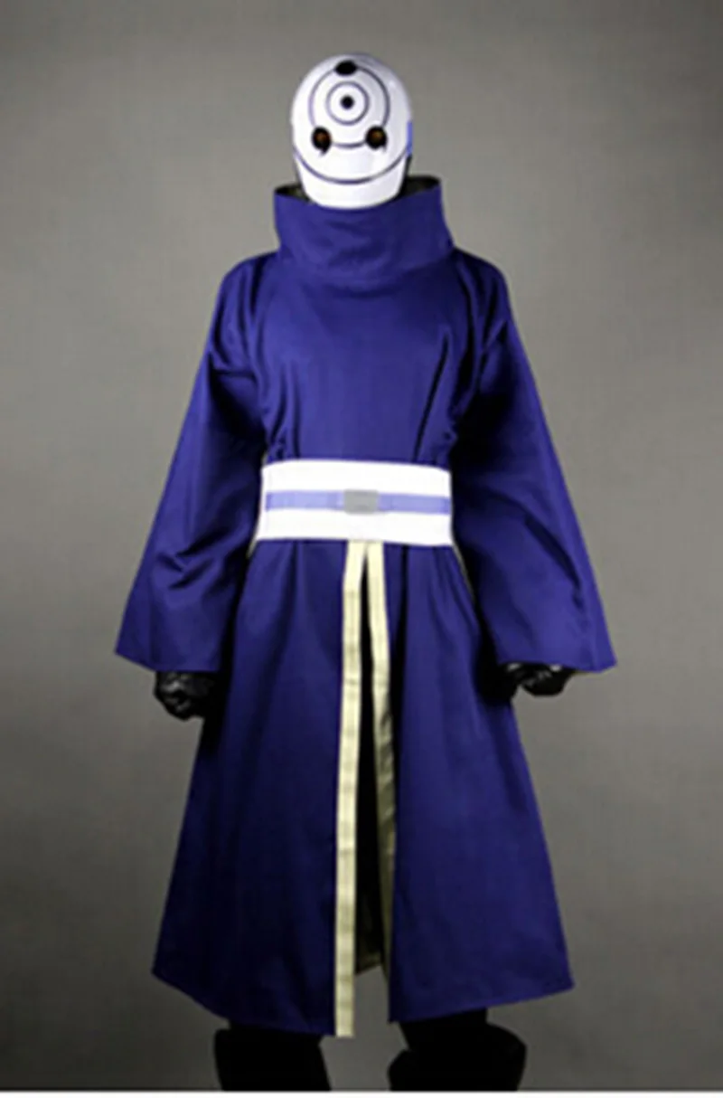 Маска Tobi косплей одежда Акацуки серринган Обито Учиха маска (маска и одежда)|tobi