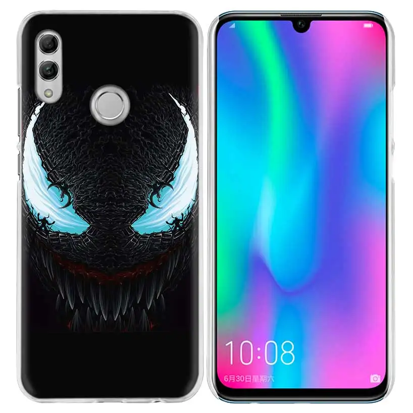Чехол Marvel Super Hero Venom для huawei Honor 8X Y9 9 10 Lite Play 8C 8S 8A Pro V20 20i 10i Y6 Y7 жесткий чехол для телефона из поликарбоната