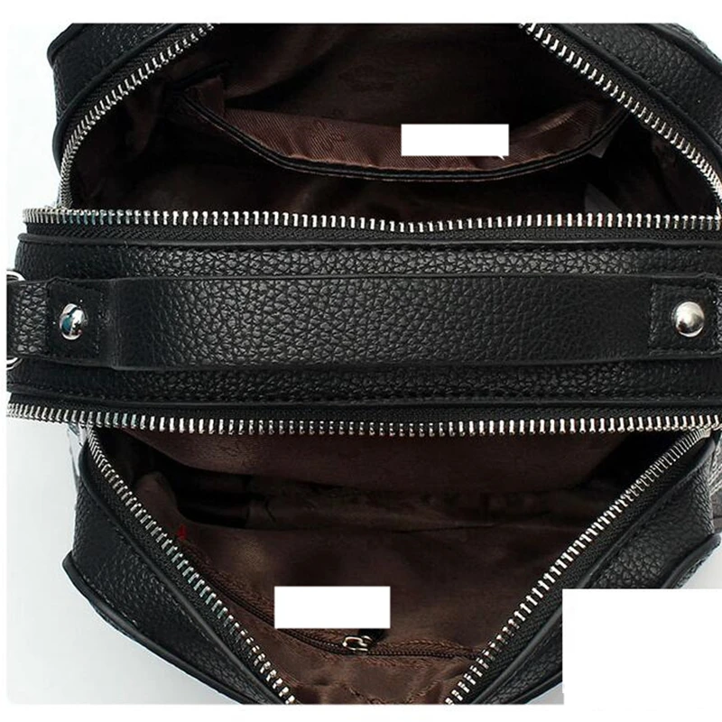 Сумка кросс боди Женская с заклепками модный саквояж на плечо из экокожи сумочка