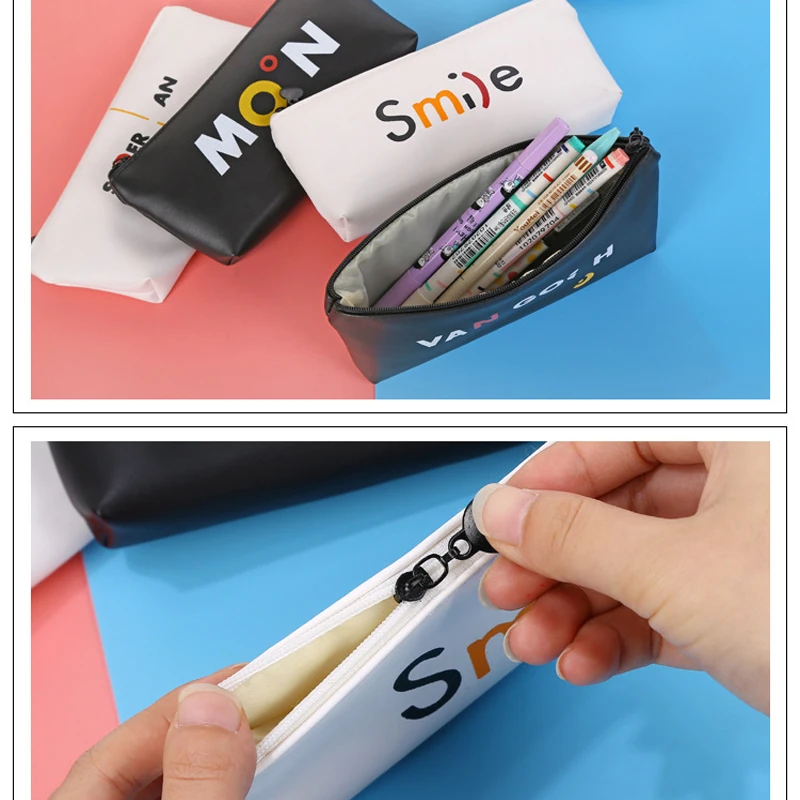 Мультяшный креативный пенал клубничный полиуретан канцелярские принадлежности