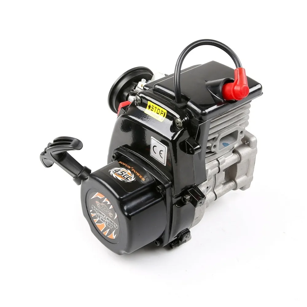 45CC 4 болта двигатель с Walbro1107 карбюратора. + Свеча зажигания NGK для HPI ROVAN BAJA 5B и Losi 5ive