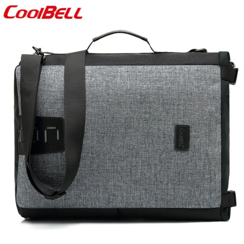 COOLBELL многофункциональные нейлоновые мужские деловые рюкзаки через плечо 15 6