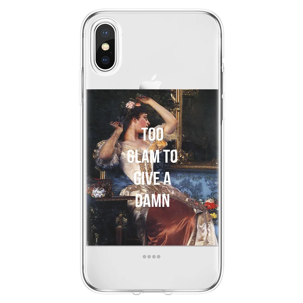 Отличный художественный эстетический чехол Мона Лиза Давид для iPhone X XR XS Max 5 5S 5C 4 4S Мягкий ТПУ для iPhone 7 8 6 6S Plus 11 Pro MAX чехлы