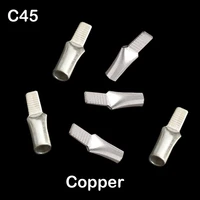 c45 16 25 35 square mm2 copper tin plated circuit breaker plug in pin shaped cable wire lug insert needle naked crimp terminal