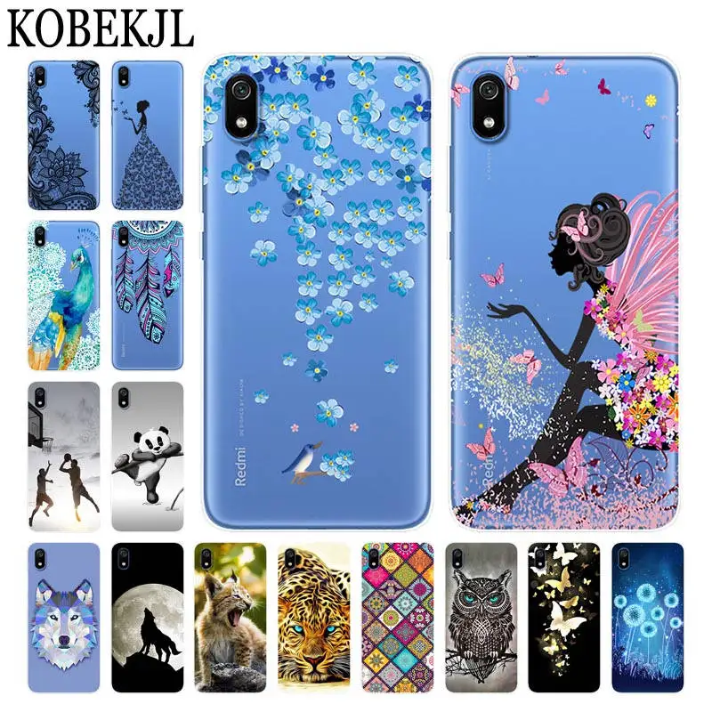 Чехол для Redmi 7A 5 45 мультяшный Мягкий силиконовый чехол-накладка из ТПУ Xiaomi 7 A Redmi7