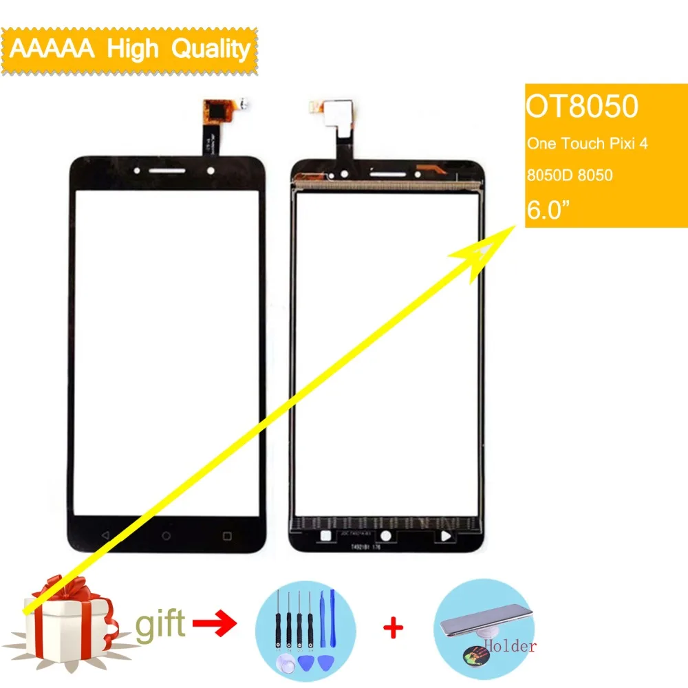 Сенсорный экран для Alcatel One Touch Pixi 4 OT 8050D OT8050 8050 сенсорная панель дигитайзер