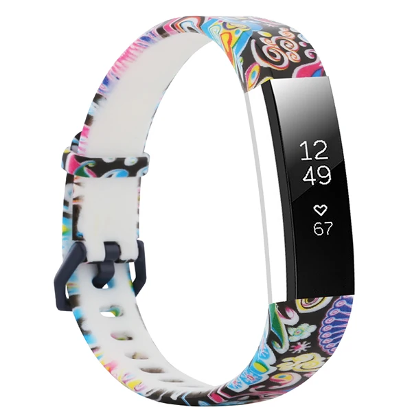 NEW-F Honecumi Для Fitbit Alta HR силиконовый браслет часы для Fit Bit Alta умный Браслет спортивный трекер ремешок Сменные аксессуары - Цвет: NEW-F