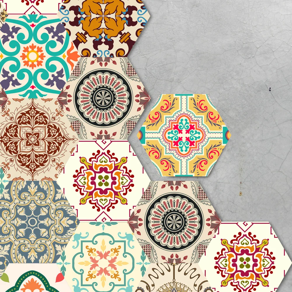 Наклейки на пол в стиле барокко 3 шт. 30 шт.|waterproof wall sticker|wall stickerfloor sticker |