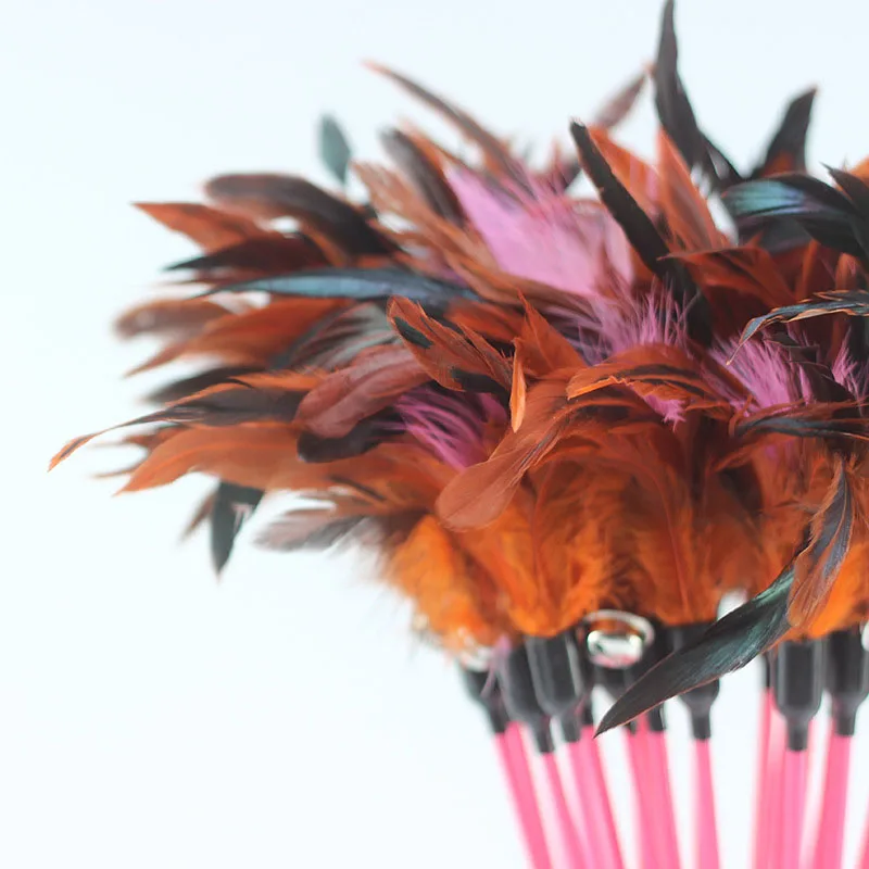 Игрушка для кошки с перьями и колокольчиком|Игрушки кошек| |