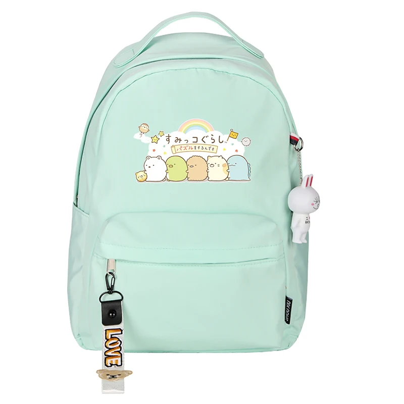Sumikko гураши рюкзак с принтом Женский Милый Рюкзак Kawaii школьный рюкзак нейлоновый розовый рюкзак мультяшный рюкзак для путешествий