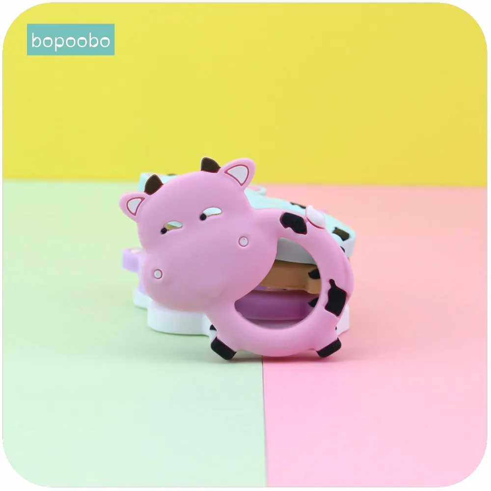 Bopoobo Детские принадлежности для кормления силиконовых коров DIY ювелирные изделия