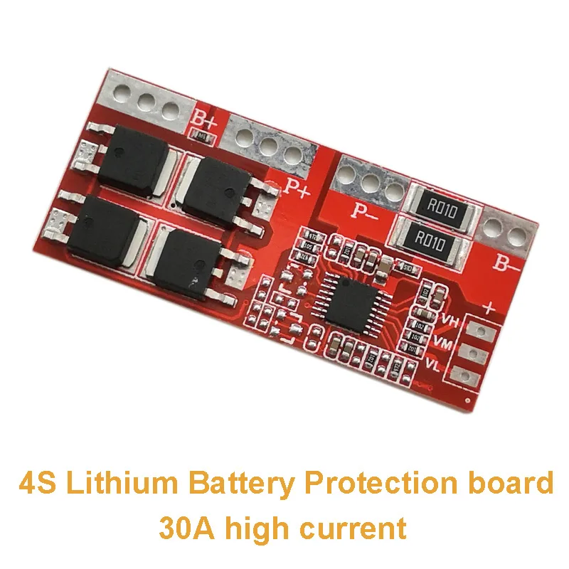 4S 30A литий ионная батарея 14 4 V 8 16 18650 BMS зарядное устройство Защитная