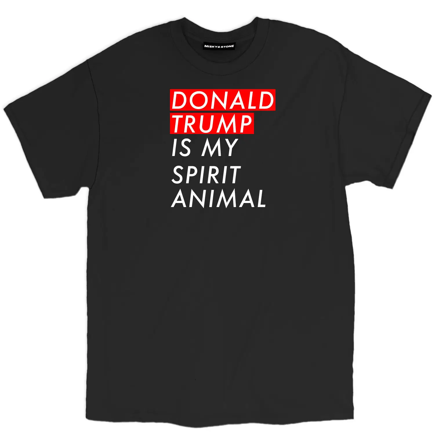 

Brand Man T Shirt 2019 New Brand Tee Cotton Clothes New Donald Trump Is My Spirit Animal Funny Presidential Customize A Shirt