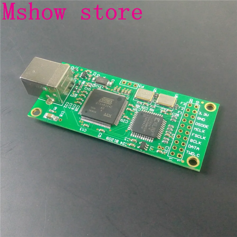 Оригинальный итальянский Amanero цифровой интерфейс USB поддержка 384K I2S DSD 512 Super XMOS для