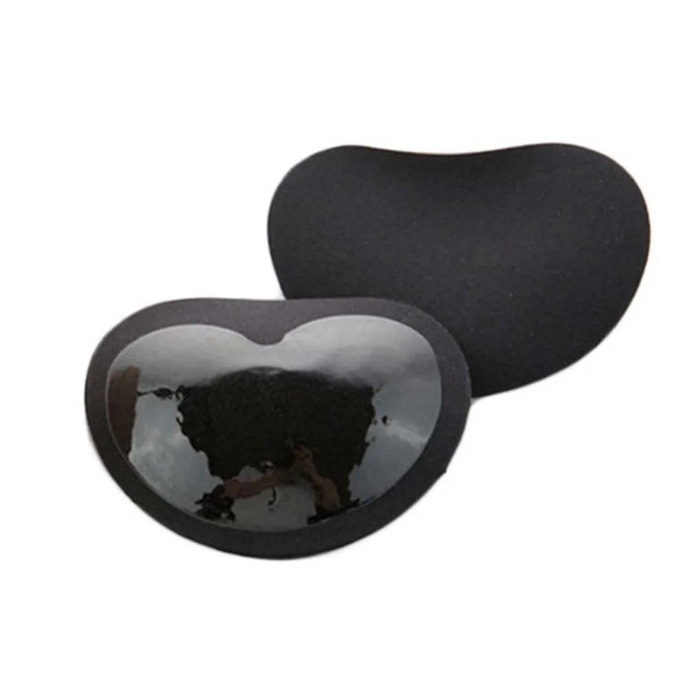 1 Pair Women Silicone Breast Adhesive Bra Invisible Heart Magic Pad Super Thick Underwear Women's Intimates#279566 | Женская одежда