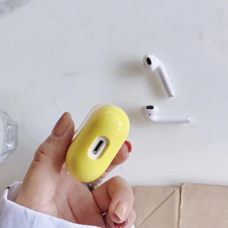 Роскошные Чехлы для наушников с мультяшным животным медведем Apple Airpods