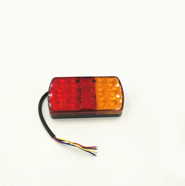 2X12V красный/зеленый/синий 12 светодиодов задний стоп сигнал хвост светильник для