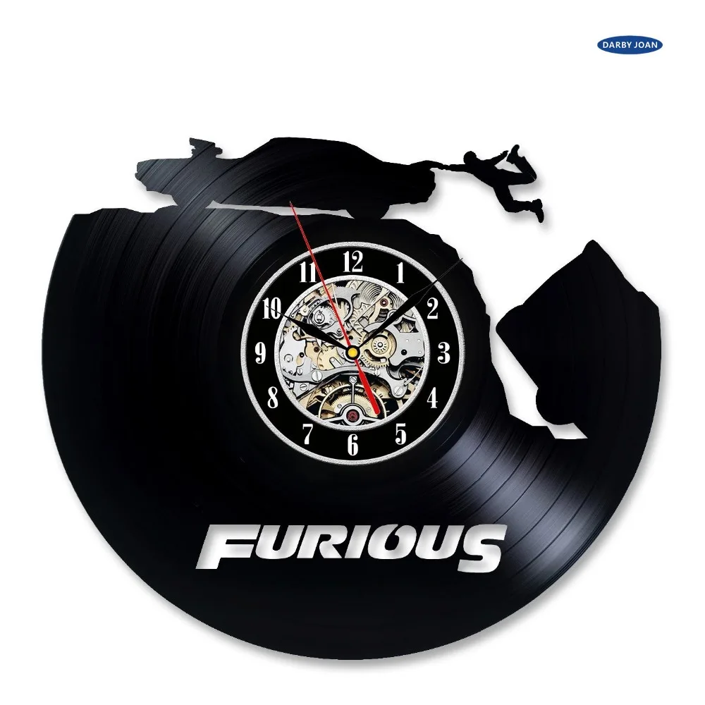 Настенные виниловые часы The Fate of the Furious 12 дюймов
