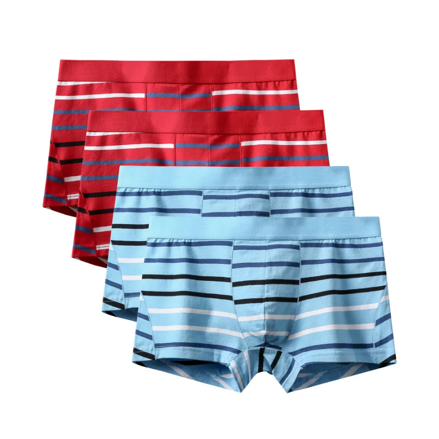 4Pcs A1743 Mix C26 4 шт./партия,, мужские модные сексуальные хлопковые трусы, мужские боксеры, шорты, дышащие, большие размеры, хлопковое нижнее белье, мужское нижнее белье - Цвет: 4Pcs A1743 Mix C26