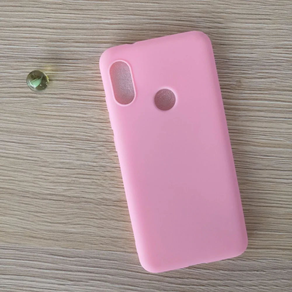 Матовый Одноцветный Силиконовый ТПУ мягкий чехол для Xiaomi MiA2 Mi6X Ультратонкий Mi A2