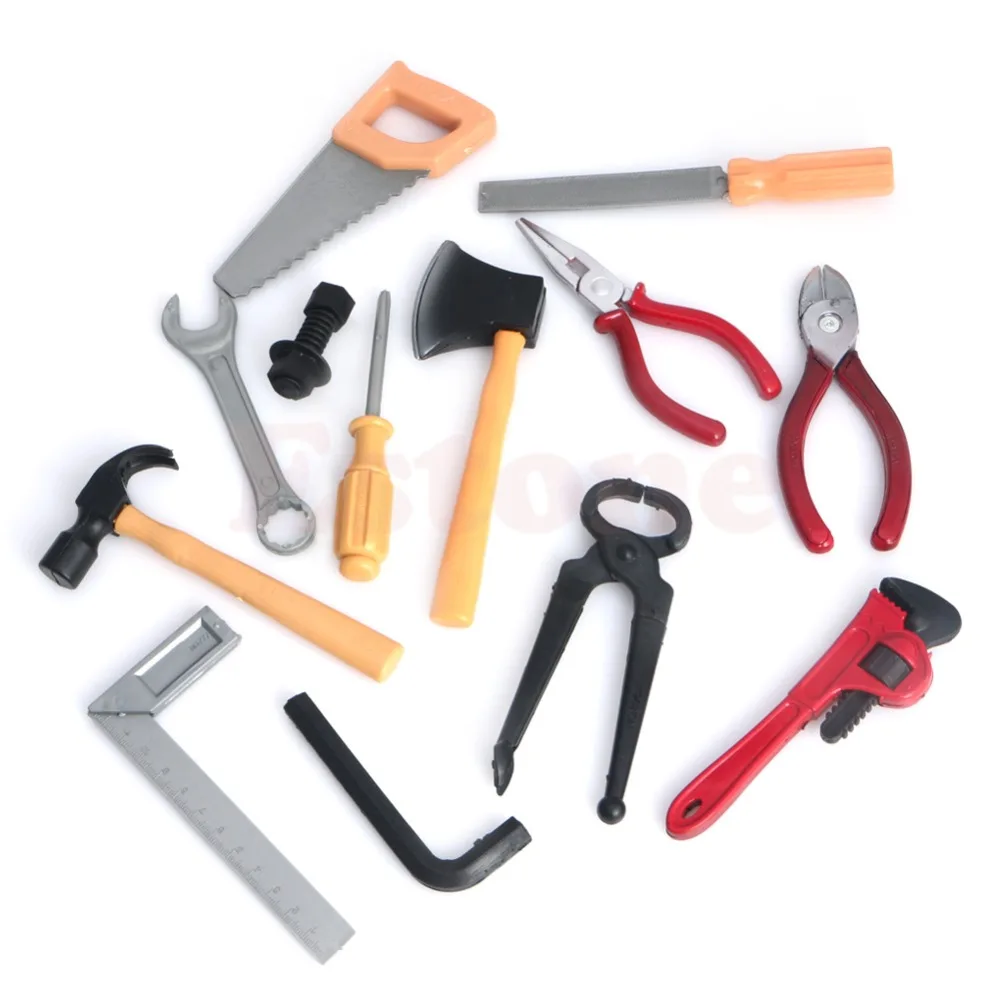 

1 X New Plastic Building Tool Kits Set Kids Diy Construction Educational Toys