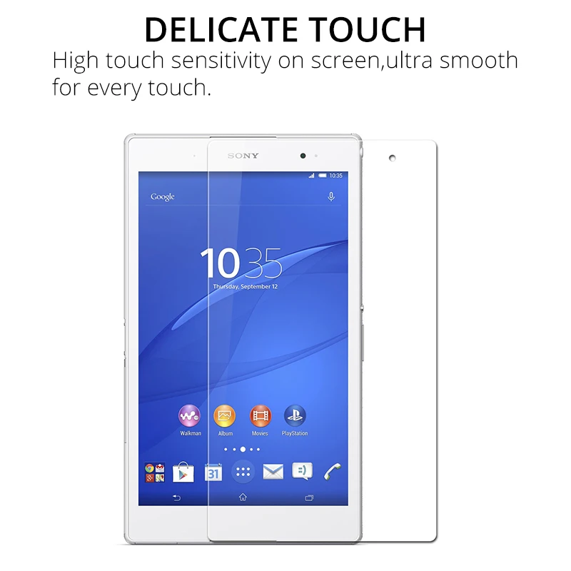 9H Премиум Закаленное стекло протектор экрана для sony Xperia Z3 Tablet Compact 8,0 взрывозащищенное Закаленное стекло Защитная пленка