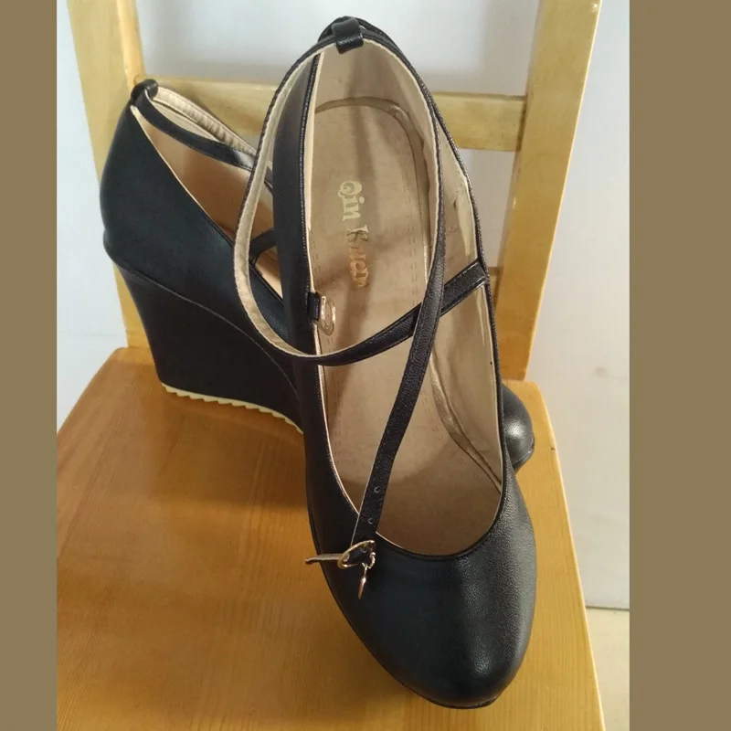 Женские туфли-лодочки с круглым носком на высоком каблуке размеры 34-43 | Обувь