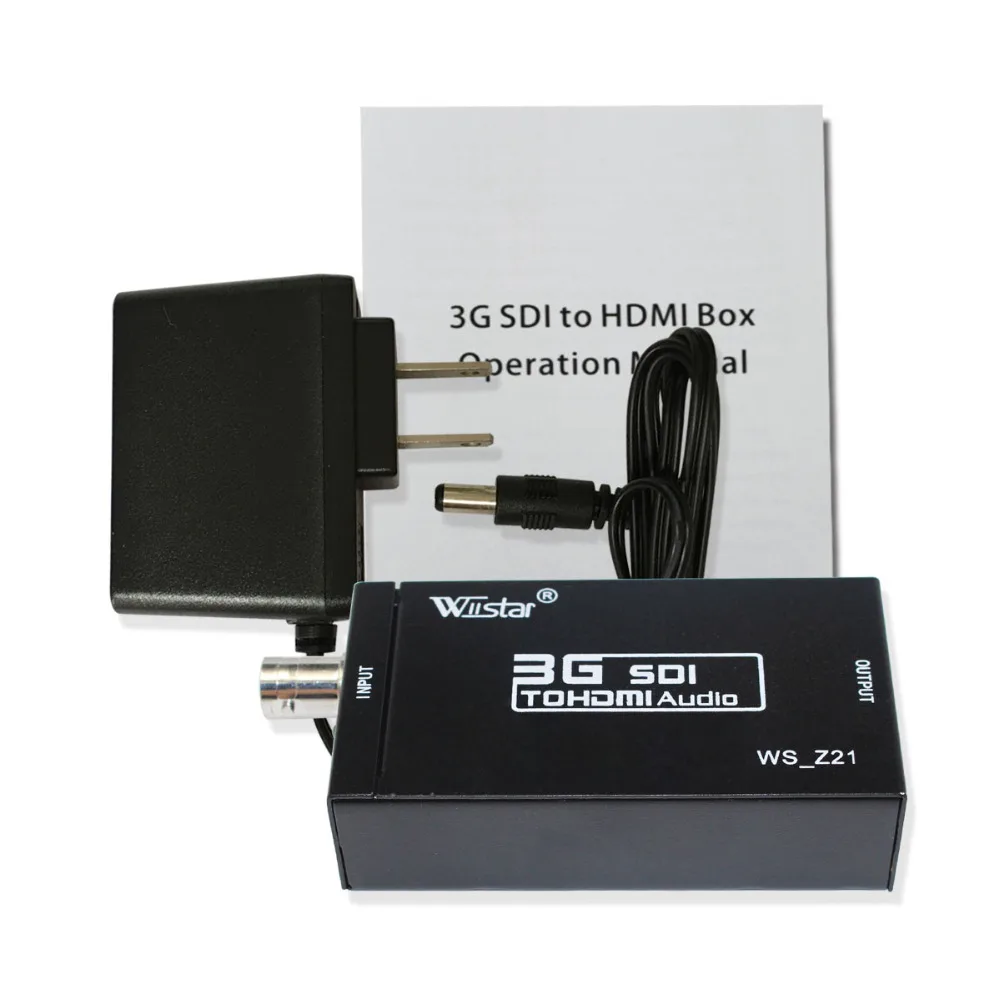 

Wiistar HD 1080P 3G sdi to hdmi Converter Support HD-SDI / 3G-SDI Signals Showing sdi2hdmi sdi to hdmi free shipping
