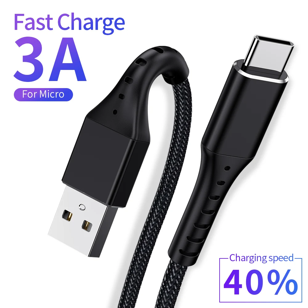 ROCK usb type C кабель для samsung S9 S8 Быстрая зарядка type-C мобильный телефон зарядный