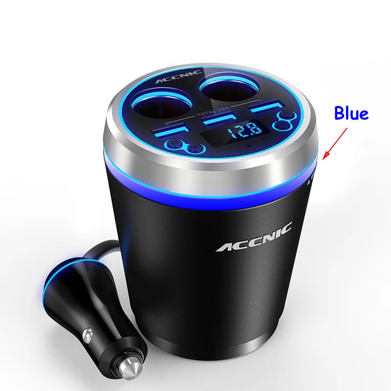 Автомобильный FM передатчик ACCNIC C1 Bluetooth Micro /TF SD музыкальный mp3 плеер Разветвитель
