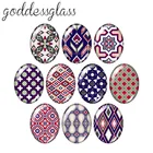 Красота геометрические узоры 10 шт смешанные 13x1 8 мм18x2 5 мм30x40 мм овальные фото стекло кабошон демонстрация плоская задняя сторона кабеля TB0122