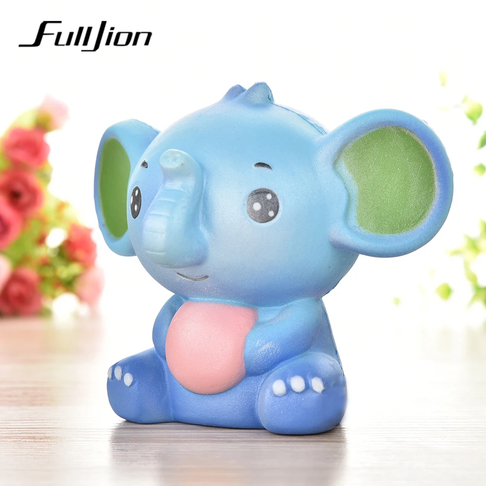 Fulljion развлечения Jumbo Squishy слон Squish Новинка кляп игрушка для детей снятие стресса