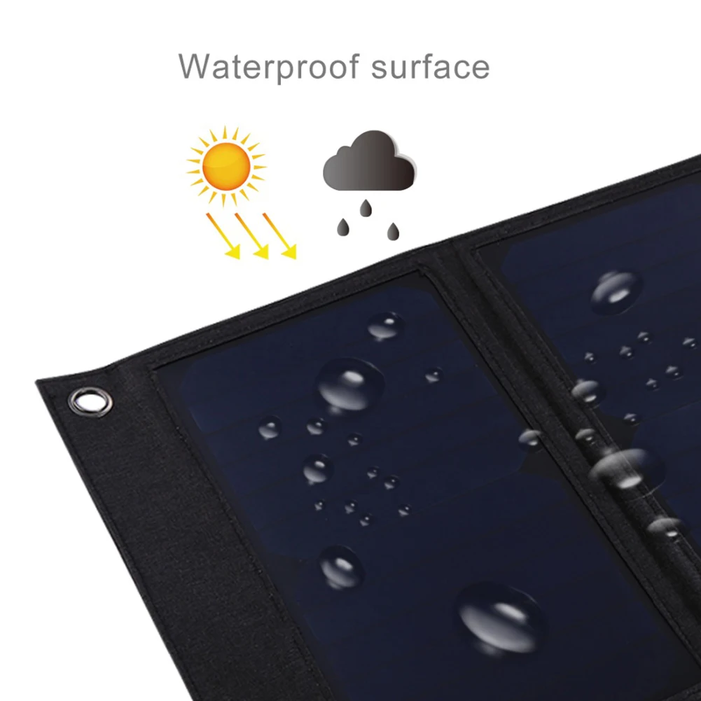 SunPower складное зарядное устройство на 14 Вт 21 28 5 в 2 1 А 4 с выходом USB портативные