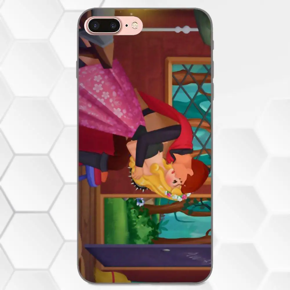 Мягкие чехлы для телефонов Galaxy C5 C7 J1 J2 J3 J330 J5 J6 J7 J730 2017 Ace Core Duo Max Mini Plus Prime Pro Sleep Beauty